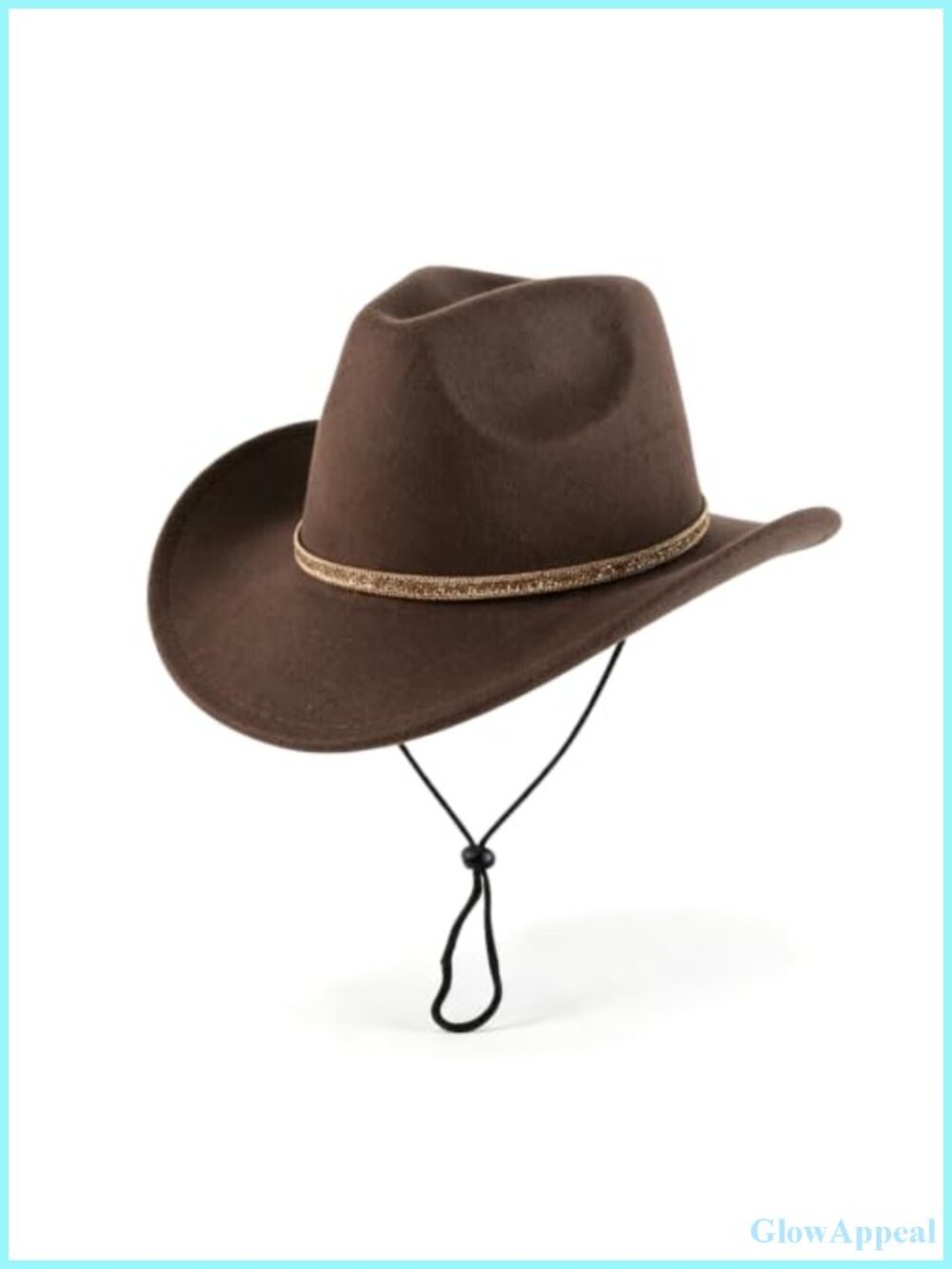 Vintage Wide Brim Cowboy Hat with Braided Rope for Men and Women, Unisex